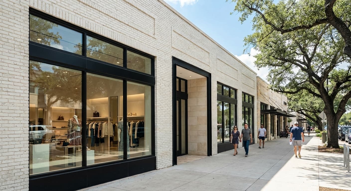 Modern commercial office space in Austin business district